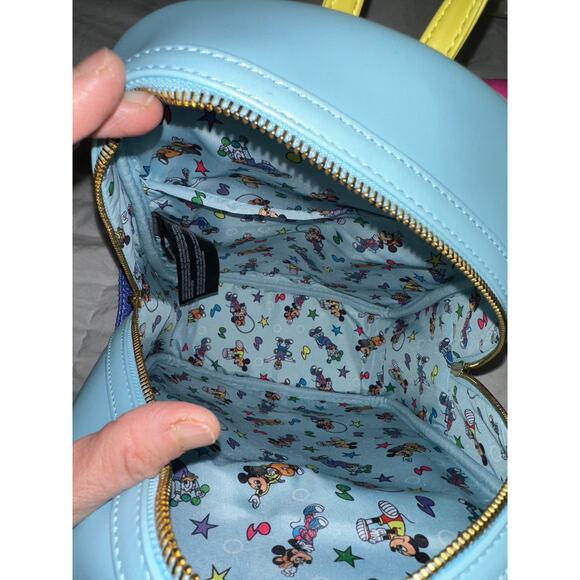 Disney's Mousercise Loungefly Backpack, GUC - Picture 2 of 6